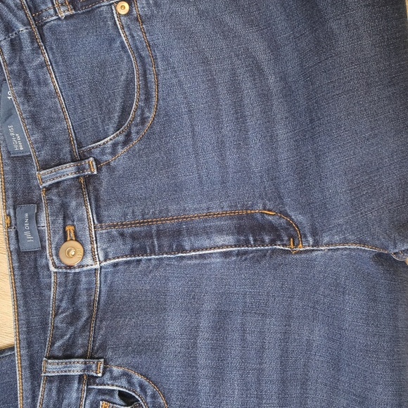 sac733 🧵J.Jill High Rise Boot Cut Size 10 w/ 30" Inseam Jeans - Picture 3 of 8